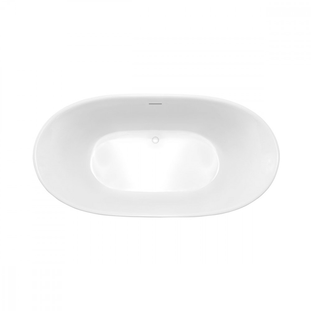 Ванна акриловая Vincea VBT-405-1700MB, 1700*800*580, цвет черн. мат., щелевой перелив, слив белый