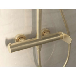 Душевая стойка Rondo VSFS-1R0BG без излива, брашированное золото