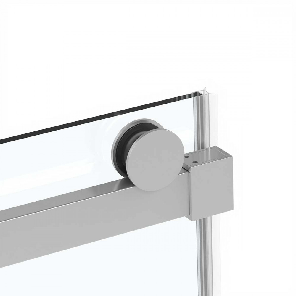 Душевой уголок Como Soft VSR-1CS9013CL, 1300*900, хром, стекло прозрачное
