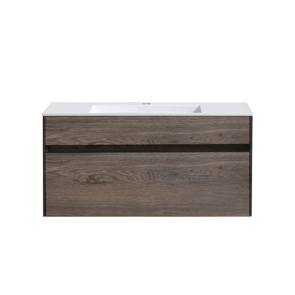 База под раковину Chiara 1000 подвесная, 1 выкатной ящик soft-close, R.Oak