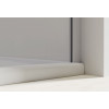 Душевая дверь Extra VDP-1E1011CLGM, 1000/1100, вороненая сталь, стекло прозрачное