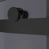 Душевой уголок Como-N VSR-4CN9012CGB, 1200*900, черный, стекло тонированное