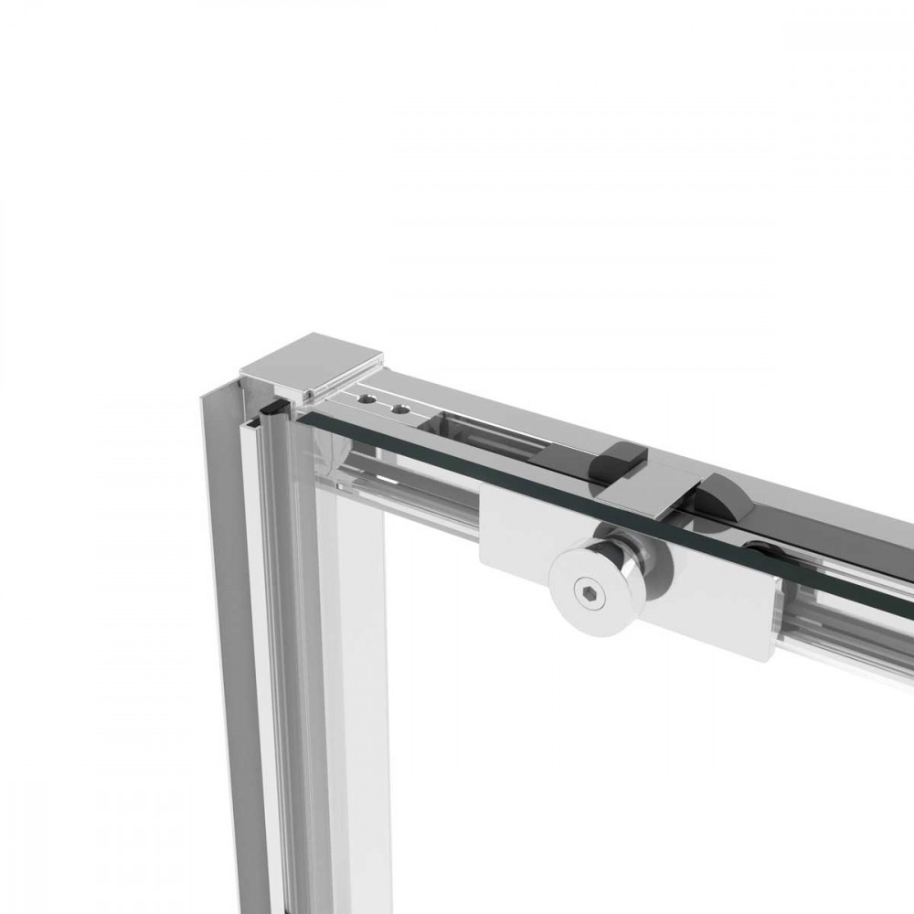 Душевая дверь Slim Soft VDS-1SS140CL, 1400, хром, стекло прозрачное