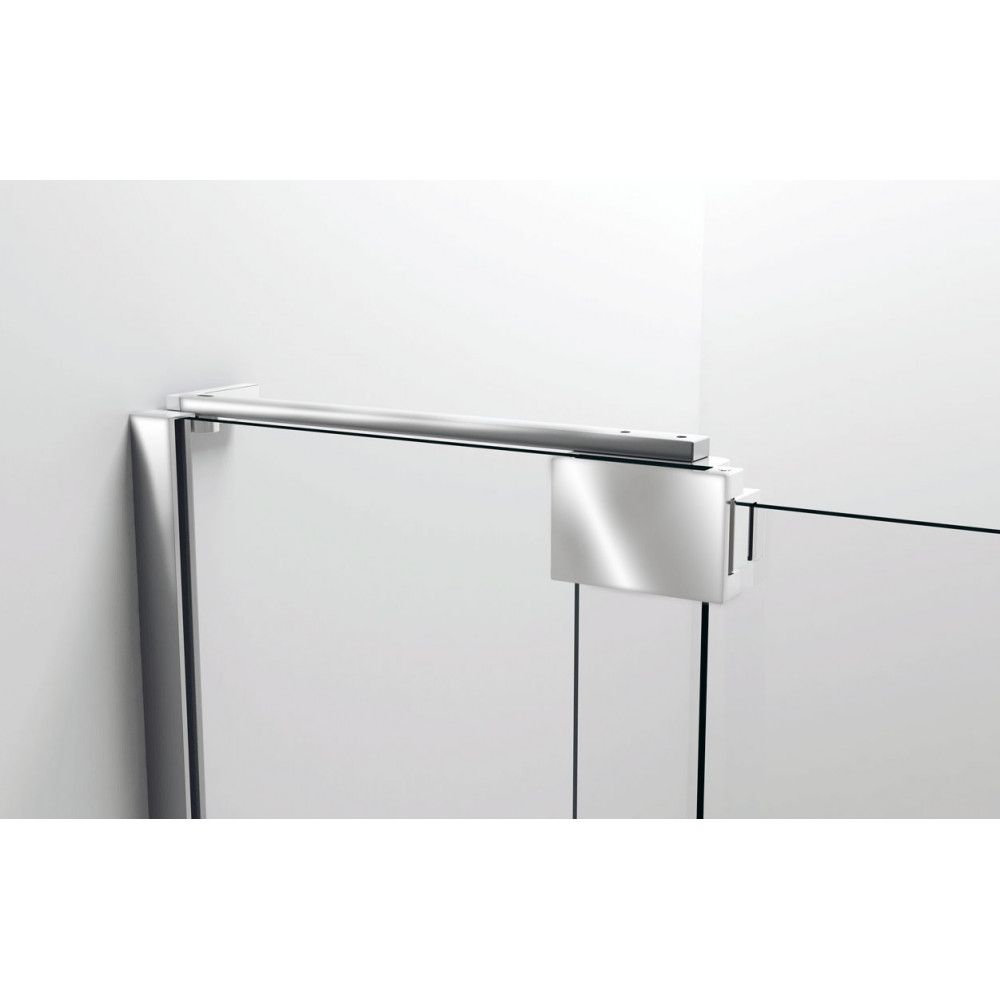 Душевая дверь Extra VDP-1E1011CLGM, 1000/1100, вороненая сталь, стекло прозрачное