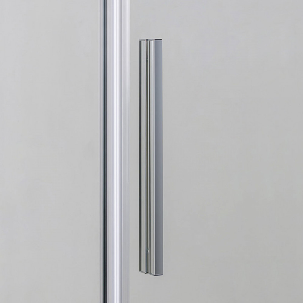 Душевой уголок Slim-U VSS-2SU900CLB, 900*900, м.черный, стекло прозрачное