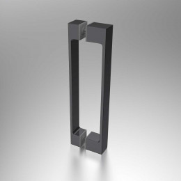 Душевая дверь Alpha VDP-3AL900CLGM, вороненая сталь, стекло прозрачное