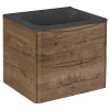 База под раковину Paola 600 подвесная, 2 выкатных ящика soft close, V.Oak