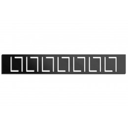 Душевой лоток SAY OPTIMA 601.60.B.M.S.BLOK, 60 см, матовый черный