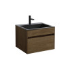 База под раковину Chiara 600 подвесная, 1 выкатной ящик soft-close, T.Oak