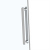Душевой уголок Como Soft VSR-1CS9013CL, 1300*900, хром, стекло прозрачное