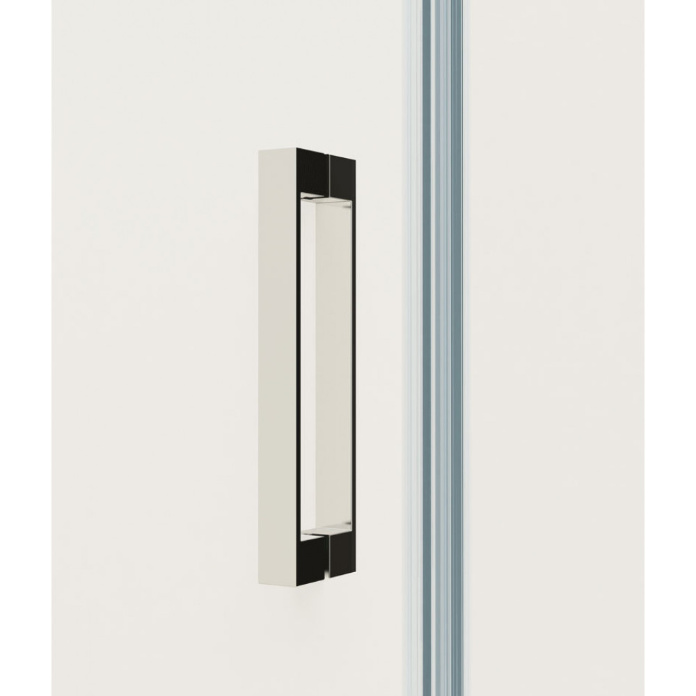 Душевая дверь Extra VDP-1E1011CLGM, 1000/1100, вороненая сталь, стекло прозрачное