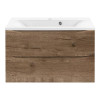 База под раковину Mia 800 подвесная, 2 выкатных ящик soft close, V.Oak
