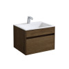 База под раковину Chiara 600 подвесная, 1 выкатной ящик soft-close, T.Oak