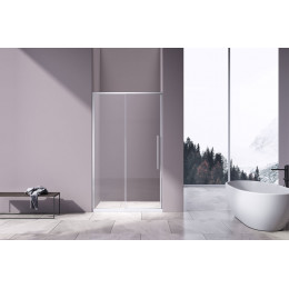 Душевая дверь Slim-N VDS-4SN140CL, 1400, хром, стекло прозрачное