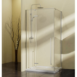 Душевой уголок Slim-N VSR-5SN1010CL, 1000*1000, хром, стекло прозрачное