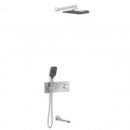 Душевой комплект VSFW-432T1CH встраиваемый, термостатический, трехрежимный, хром