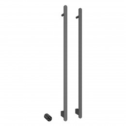 Полотенцесушитель электрический Vincea VTD-2VT1GM, вороненая сталь, таймер