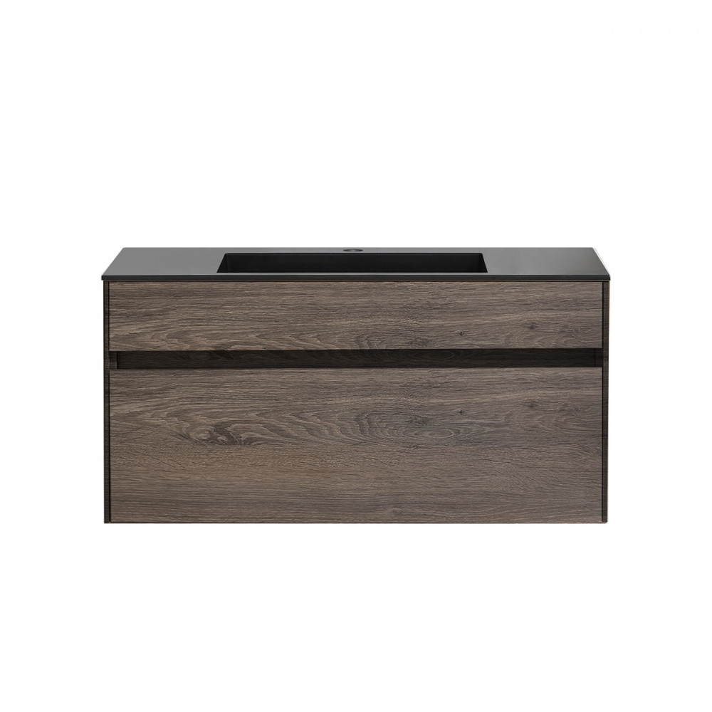 База под раковину Chiara 1000 подвесная, 1 выкатной ящик soft-close, R.Oak