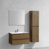 База под раковину Luka 800 подвесная, 2 выкатных ящика soft-close, T.Oak