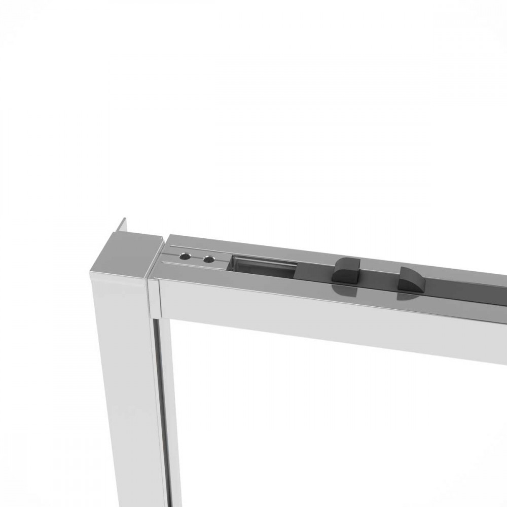 Душевая дверь Slim Soft VDS-1SS130CL, 1300, хром, стекло прозрачное