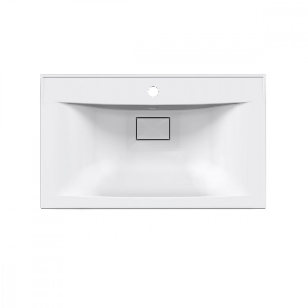 Раковина VCB-3M750W из искусственного камня, цвет белый