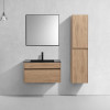 База под раковину Chiara 800 подвесная, 1 выкатной ящик soft-close, N.Oak