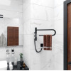 Полотенцесушитель электрический Vincea VTD-1P1BE 39x25, черный, таймер