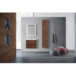 База под керамическую раковину Mia 600 подвесная, 2 выкатных ящика soft close, R.Wood