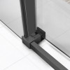 Душевая дверь Slim Soft VDS-1SS130CLGM, 1300, вороненая сталь, стекло прозрачное