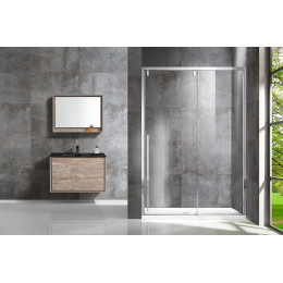 Душевая дверь Lugano VDS-1L130CL-1, 1300, хром, стекло прозрачное