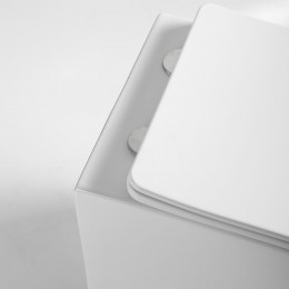 Унитаз подвесной Piatti VT1-11S, цвет белый, ультратонкое soft-close сиденье