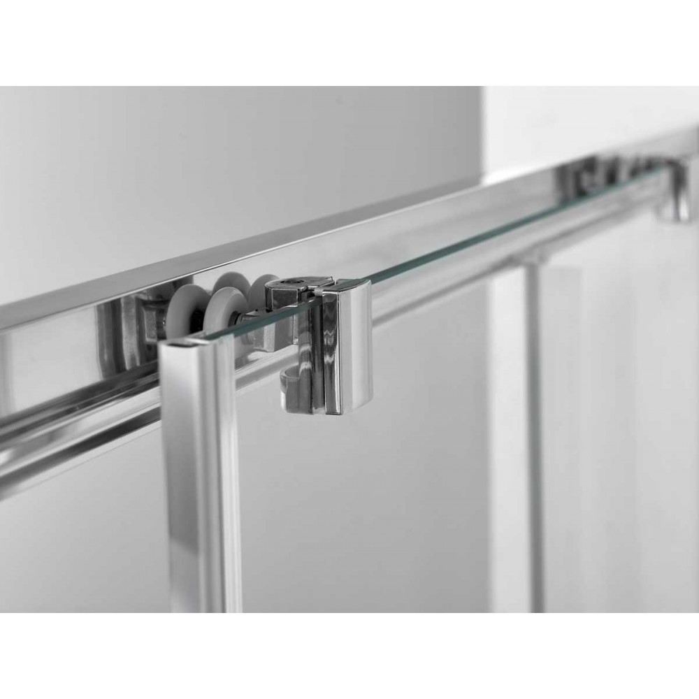 Душевая дверь Alpha VDS-3AL140CL, 1400, хром, стекло прозрачное