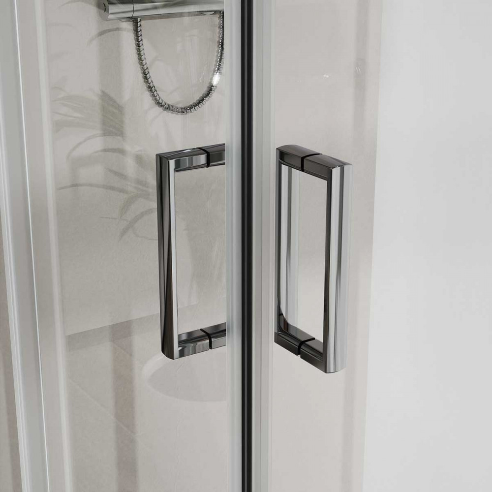 Душевой уголок City VSS-5CT8010CL, 1000*800, хром, стекло прозрачное