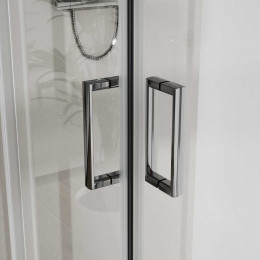 Душевой уголок City VSS-5CT8010CL, 1000*800, хром, стекло прозрачное