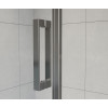 Душевая дверь Flex VDP-1F900CLB, 900, черный, стекло прозрачное