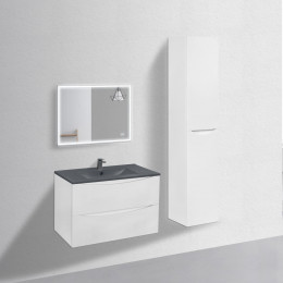 База под керамическую раковину Mia 750 подвесная, 2 выкатных ящика soft close, G.White