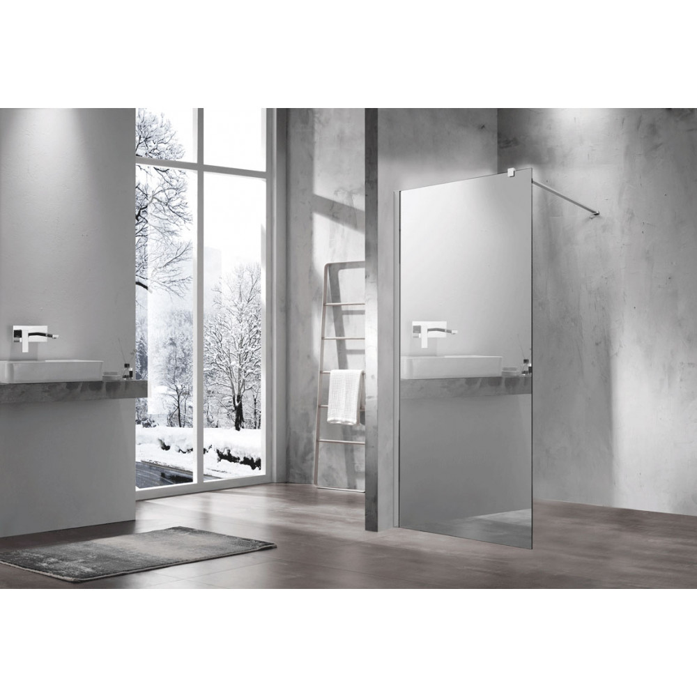 Душевая перегородка Walk-In VSW-1H100MR, 1000*2000, хром, стекло зеркальное