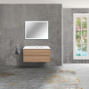 База под раковину Gio 1000 подвесная, 2 выкатных ящика soft-close, N.Oak