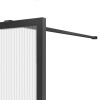 Душевая перегородка Walk-In VSW-1HP900FLGM, 900*2000, вороненая сталь, стекло рифленое