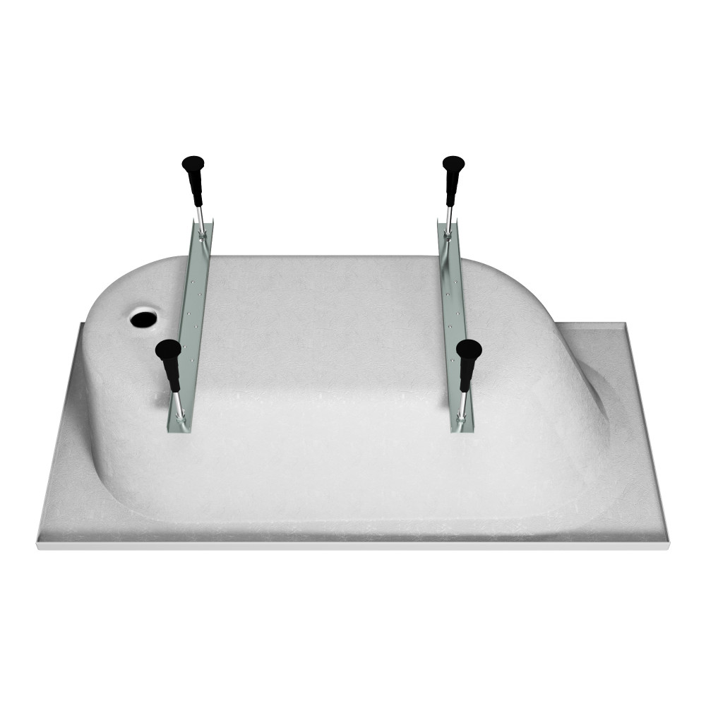 Ванна акриловая Vincea VBT-2B150-LG с ножками 1500*700*480, пристенная, цвет белый