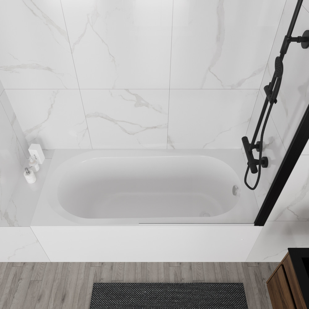 Ванна акриловая Vincea VBT-2B150-LG с ножками 1500*700*480, пристенная, цвет белый