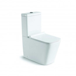 Унитаз-компакт Q-Line VT2-12,  цвет белый, Geberit, ультратонкое сиденье soft-close, P-trap