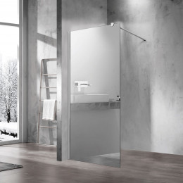 Душевая перегородка Walk-In VSW-1H100MR, 1000*2000, хром, стекло зеркальное