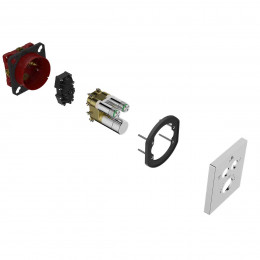 Встраиваемый смеситель для душа VSCV-321T-MCH двухфункциональный, термостатический, хром