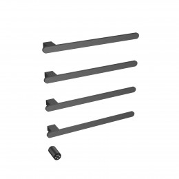 Полотенцесушитель электрический Vincea VTD-2H2GM, вороненая сталь, таймер