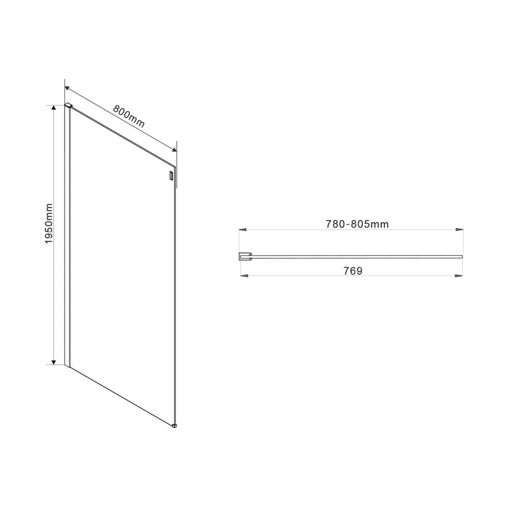 Душевой уголок Como VSR-1C8012CL, 1200*800, хром, стекло прозрачное