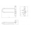 Полотенцесушитель электрический Vincea VTD-1P1BE 39x25, черный, таймер