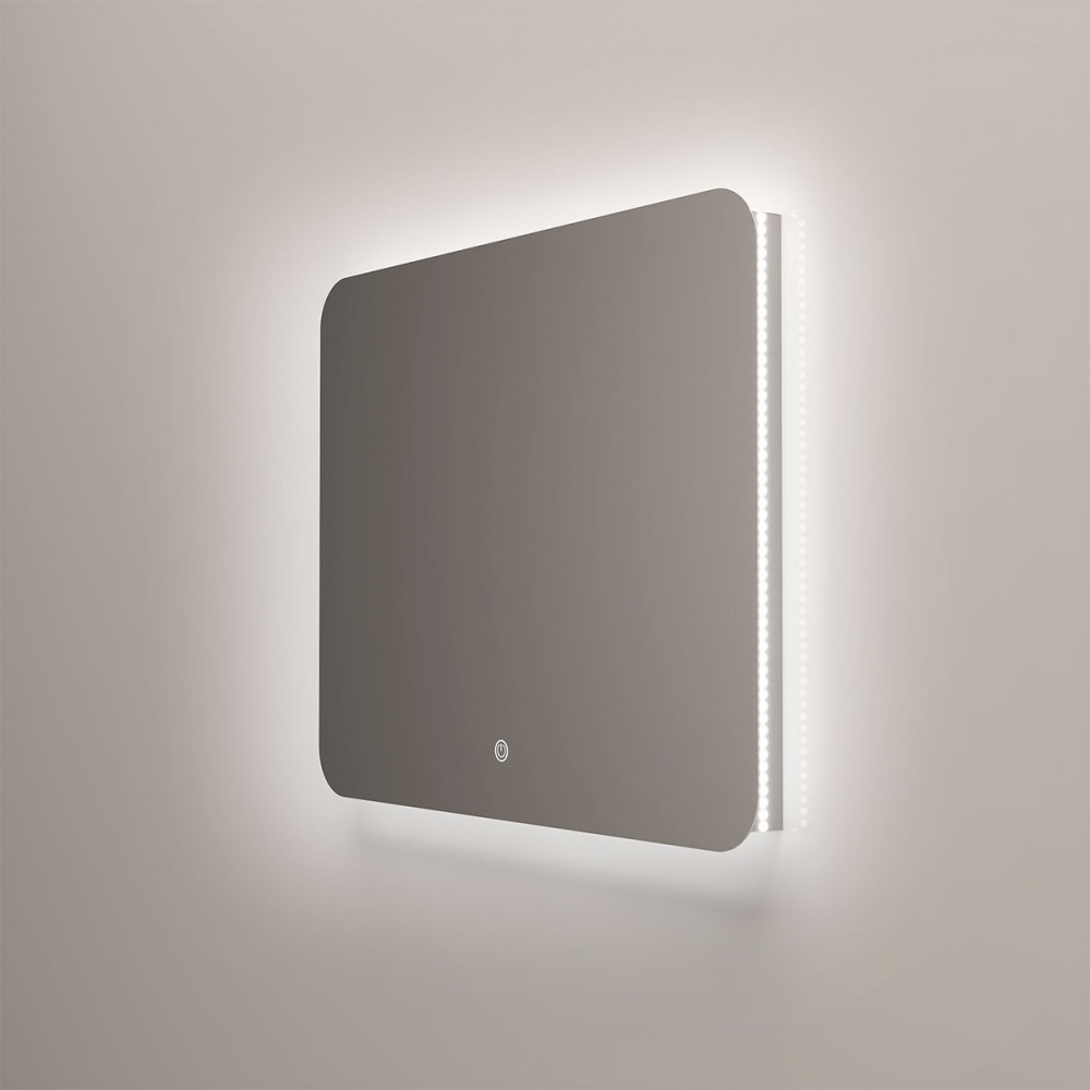 Зеркало LED VLM-3BE800 800х600 c сенсорным выключателем и диммером