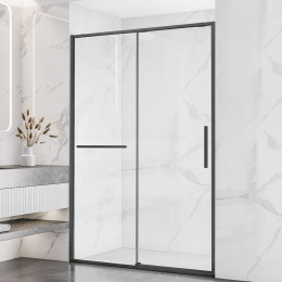 Душевая дверь Slim Soft VDS-1SS130CLGM, 1300, вороненая сталь, стекло прозрачное