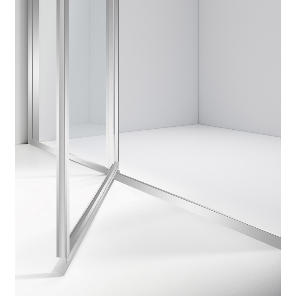 Душевая дверь Slim 8mm VDP-4SL120CL, хром, стекло прозрачное